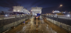 Damen Shiprepair Dunkerque refits DFDS passenger ferries